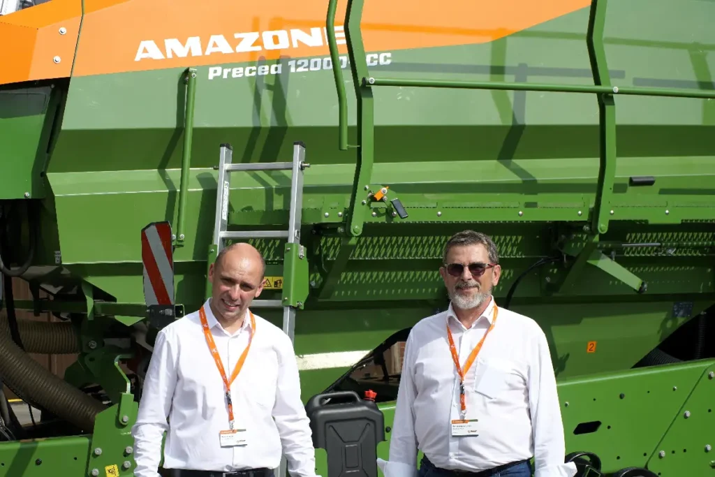 Od lewej: Marek Zieliński szef Amazone Polska i Michał Wojciechowski odpowiadający za marketing Amazone Polska © Traktor24