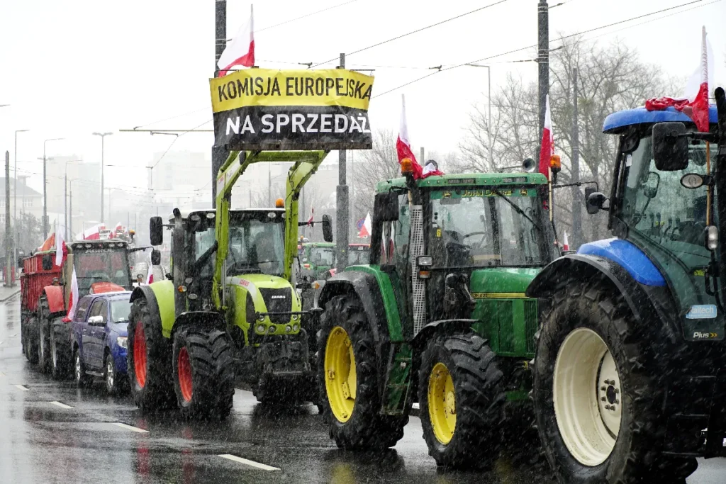 Protest rolników w Bydgoszczy 9 lutego 2024 roku © TRAKTOR24 (1)