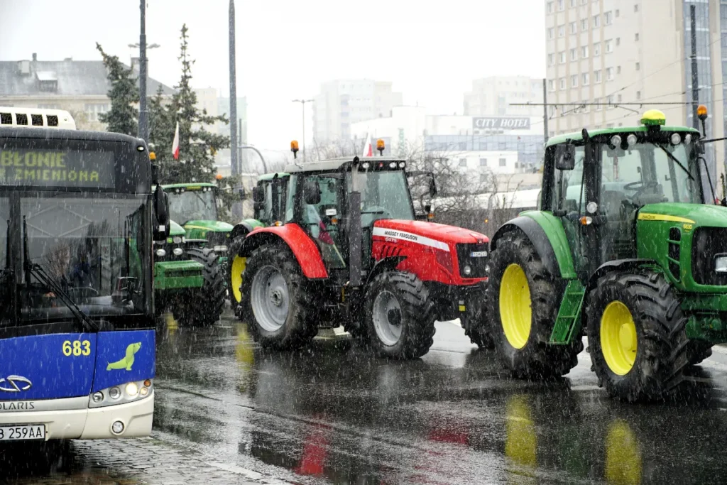 Protest rolników w Bydgoszczy 9 lutego 2024 roku © TRAKTOR24 (2)