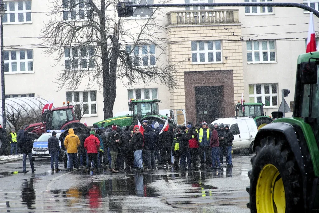 Protest rolników w Bydgoszczy 9 lutego 2024 roku © TRAKTOR24 (3)