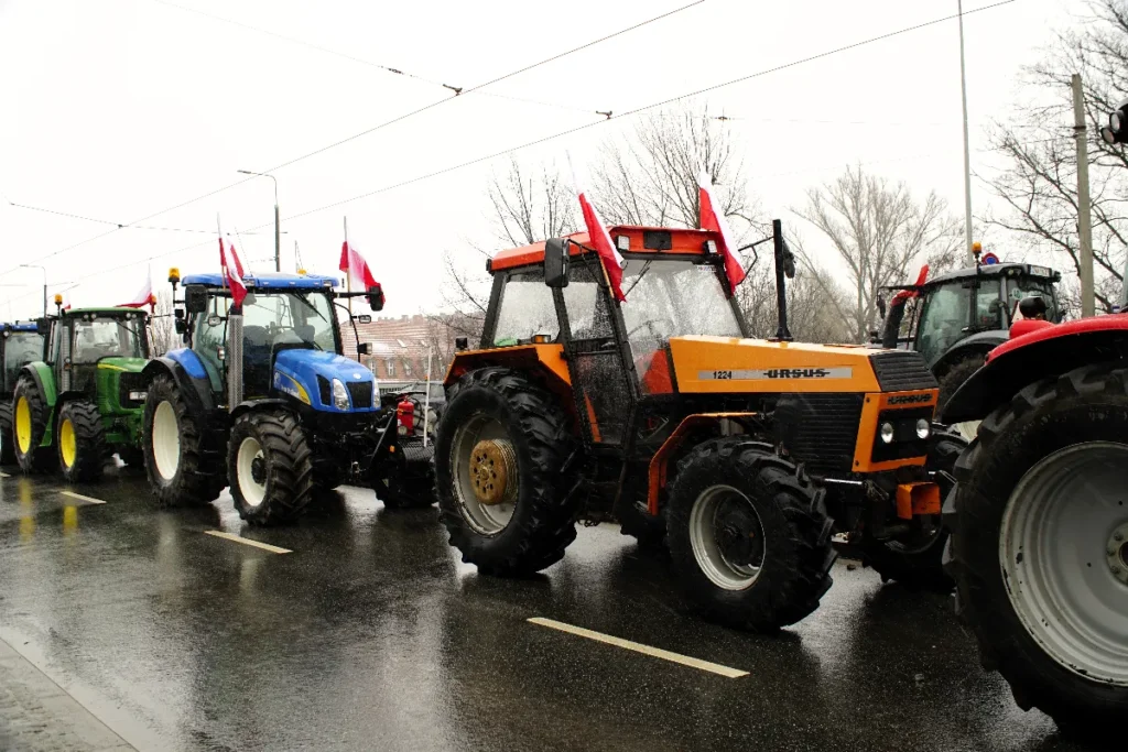Protest rolników w Bydgoszczy 9 lutego 2024 roku © TRAKTOR24 (8)