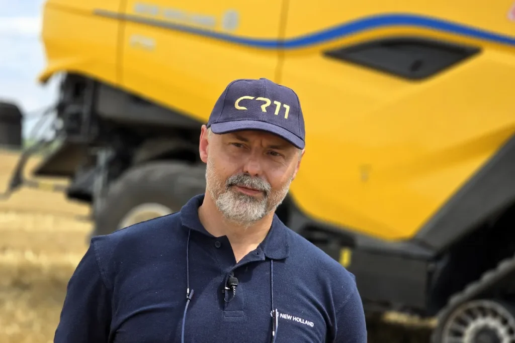 Artur Bednarczuk, specjalista produktowy New Holland fot. TRAKTOR24