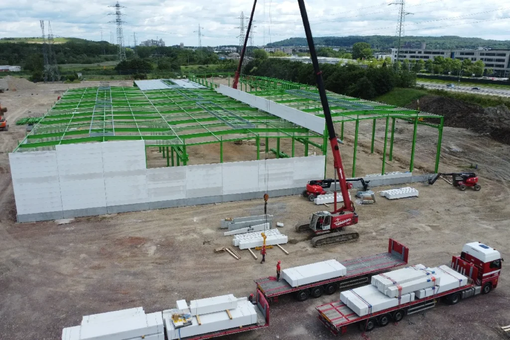 Nowe hale o powierzchni 1,58 ha, powstają na terenie mającym łącznie 6,2 ha fot. materiały prasowe