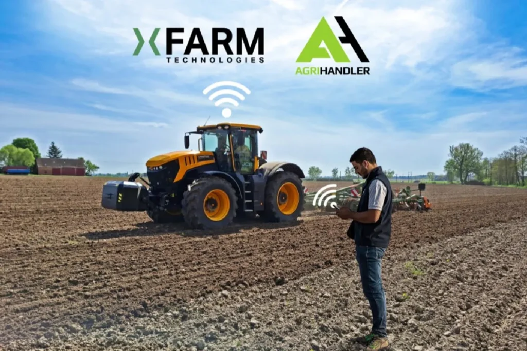 Współpraca firm Agrihandler i xFarm Technologies pozwala rolnikom, którzy zakupią sprzęt marek JCB, Agxeed, Naio i Pixel Farming, wpisać się w program wsparcia dla rolnictwa 4.0 fot. TRAKTOR 24