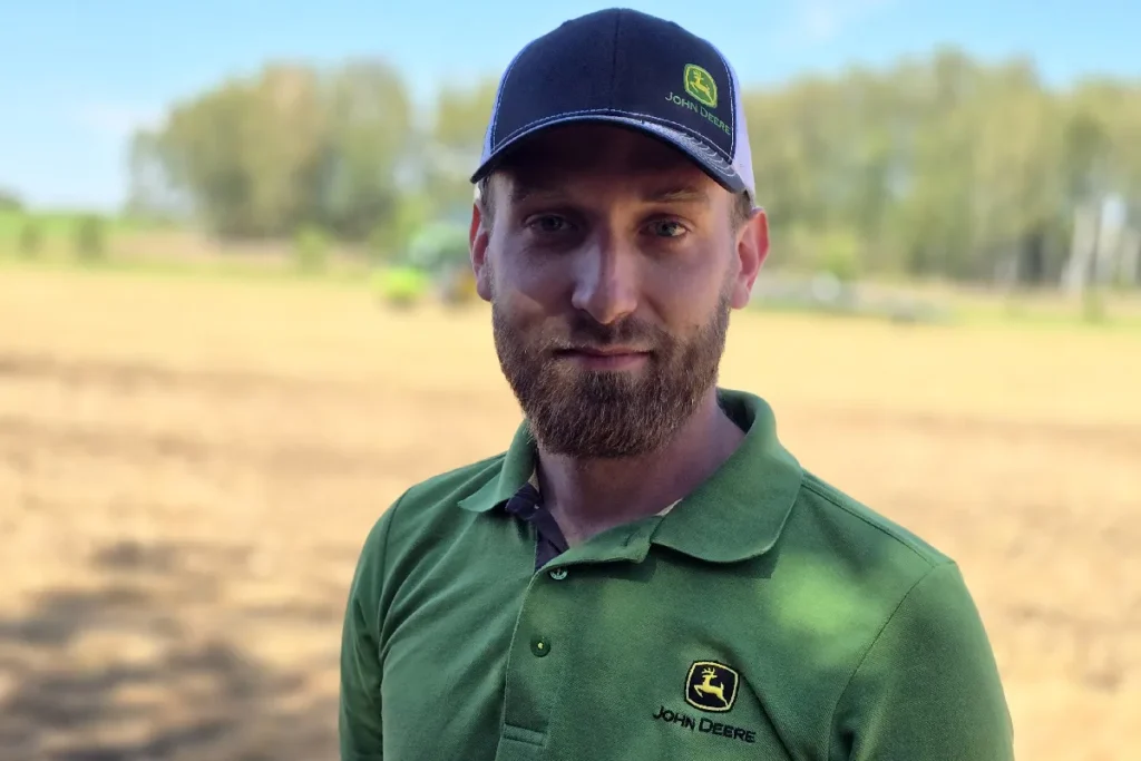 Szymon Kaczmarek, specjalista produktowy John Deere Polska fot. TRAKTOR24