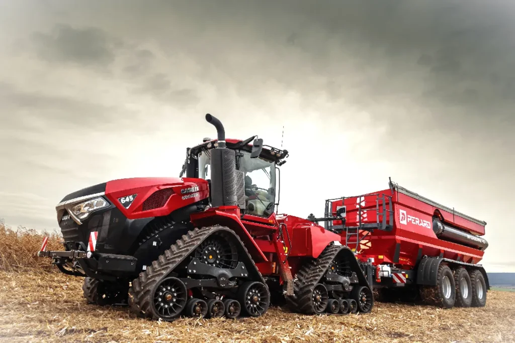 Nowe zawieszenie zostało zaprojektowane od podstaw dla ciągników Case IH Quadtrac 2025, czyli z roku modelowego 2025 fot. materiały prasowe